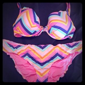 36D VS Swim top and Large VS Swim bottoms